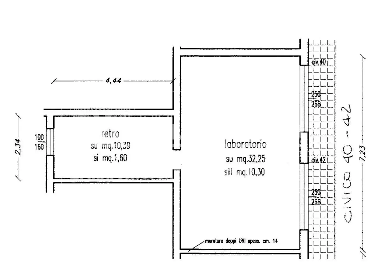 Ufficio in Via Cesare Costa , Modena, {3} - Planimetria 1