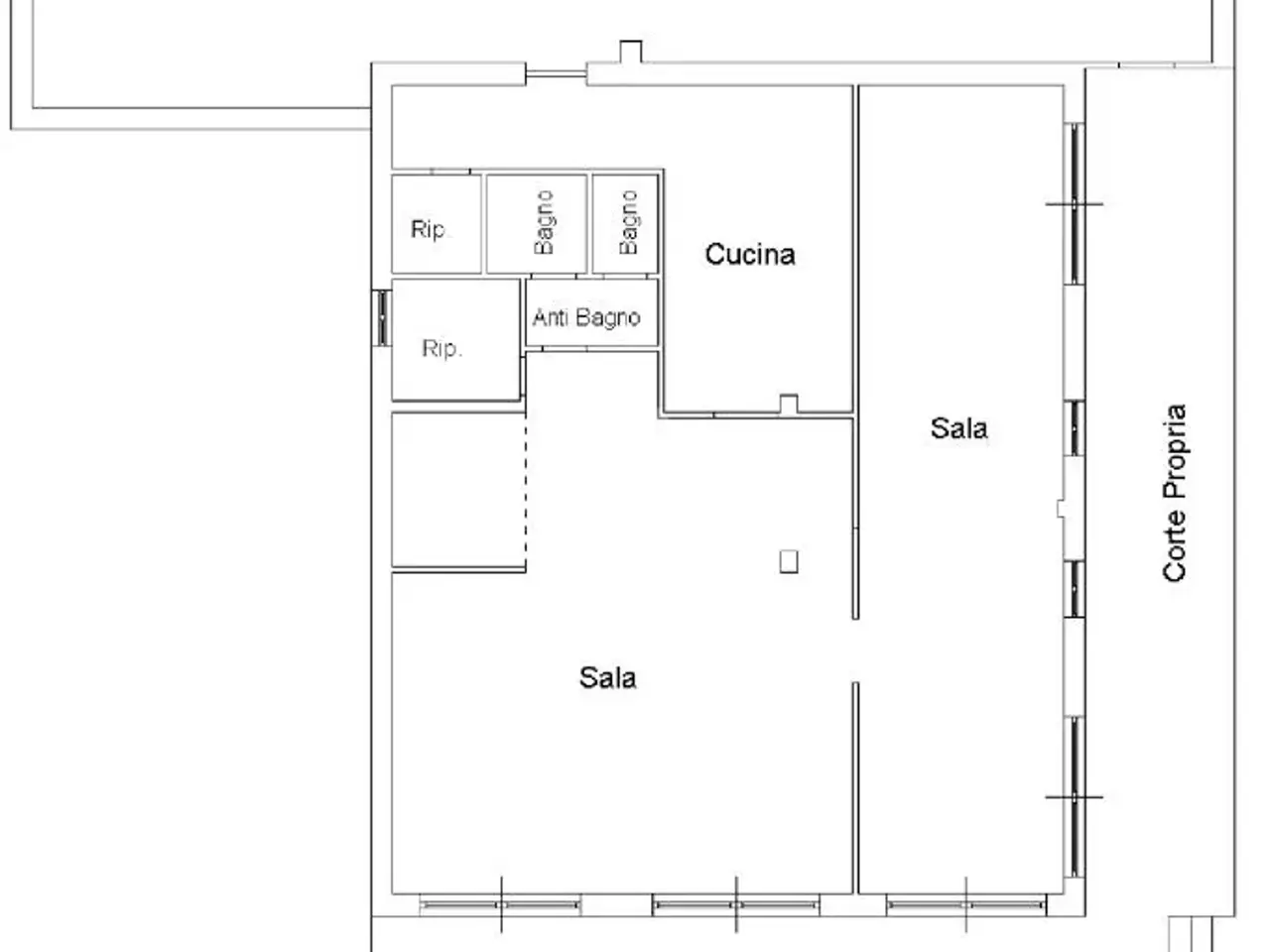 Negozio in Via del Mare 155, Albano Laziale, {3} - Planimetria 1