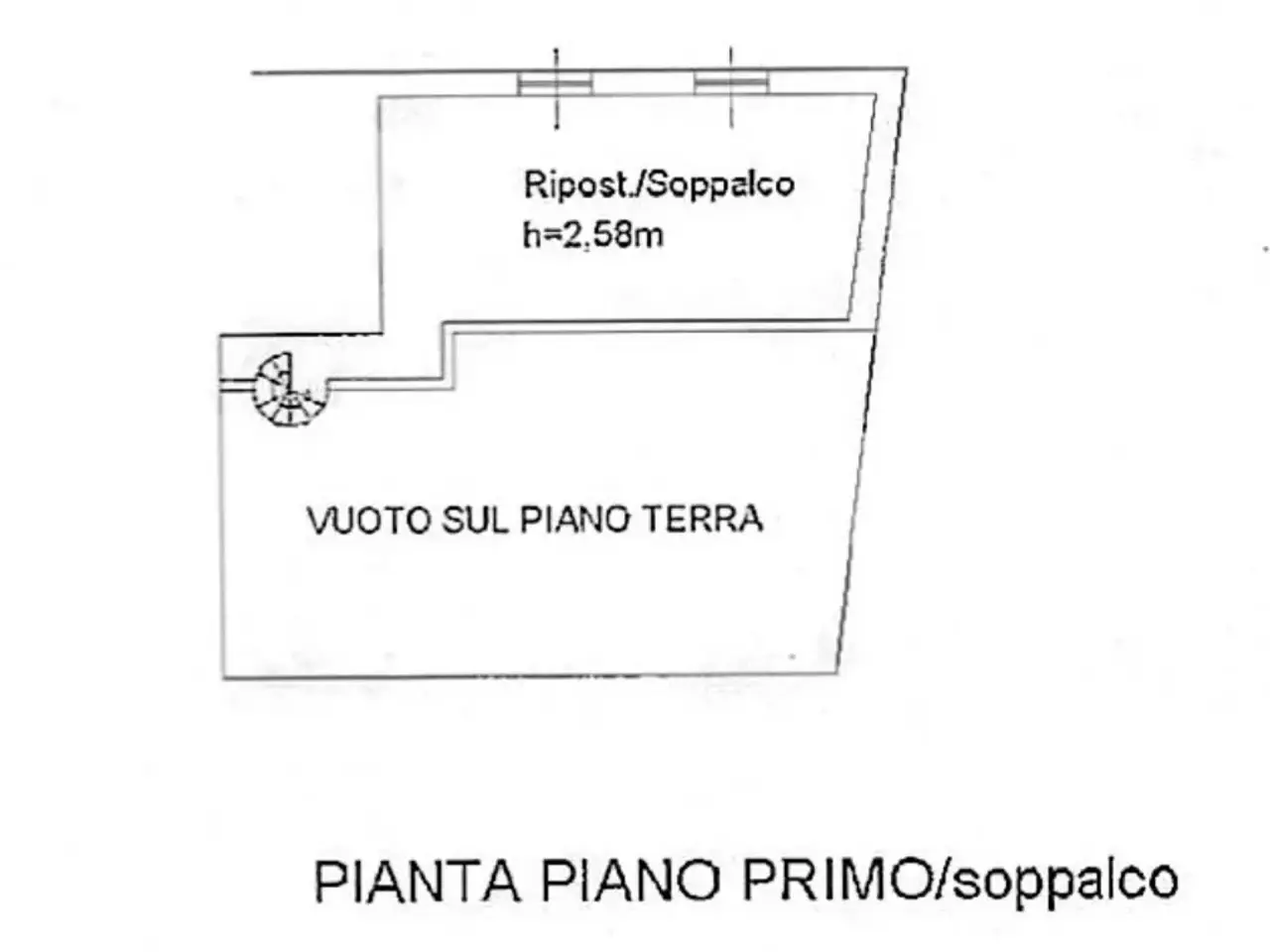 Negozio in Via Vittorio Emanuele 3, Cabiate, {3} - Planimetria 1
