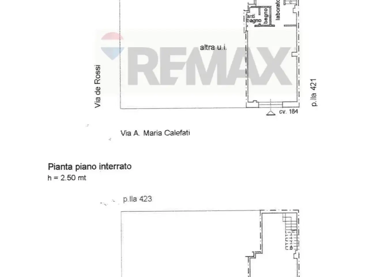 Negozio in Via Calefati 184, Bari, {3} - Planimetria 1