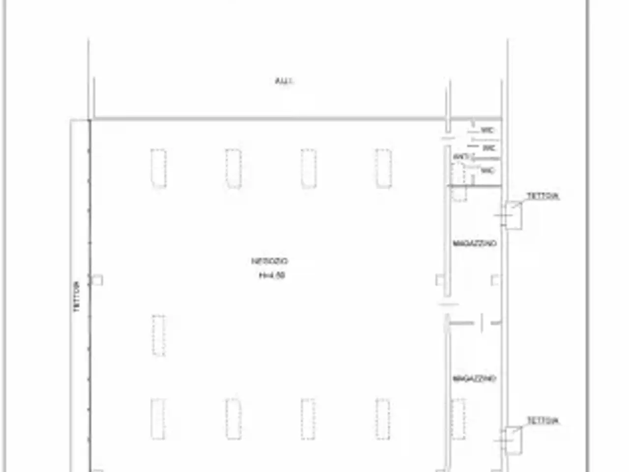 Negozio in Stradone Porta Palio 74/B, Verona, {3} - Planimetria 1