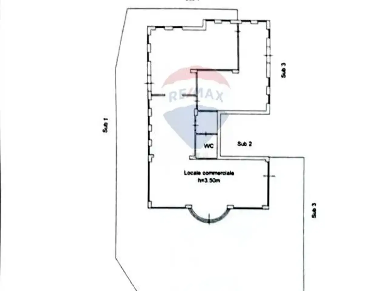 Negozio in Via Balatazze Snc, Caltagirone, {3} - Planimetria 1