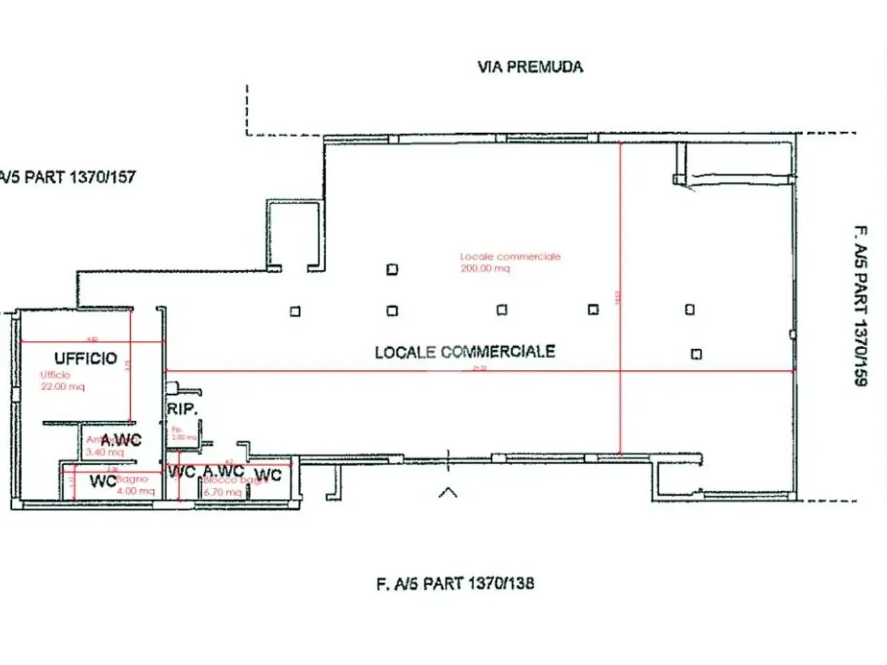 Negozio in , Cagliari, {3} - Planimetria 1