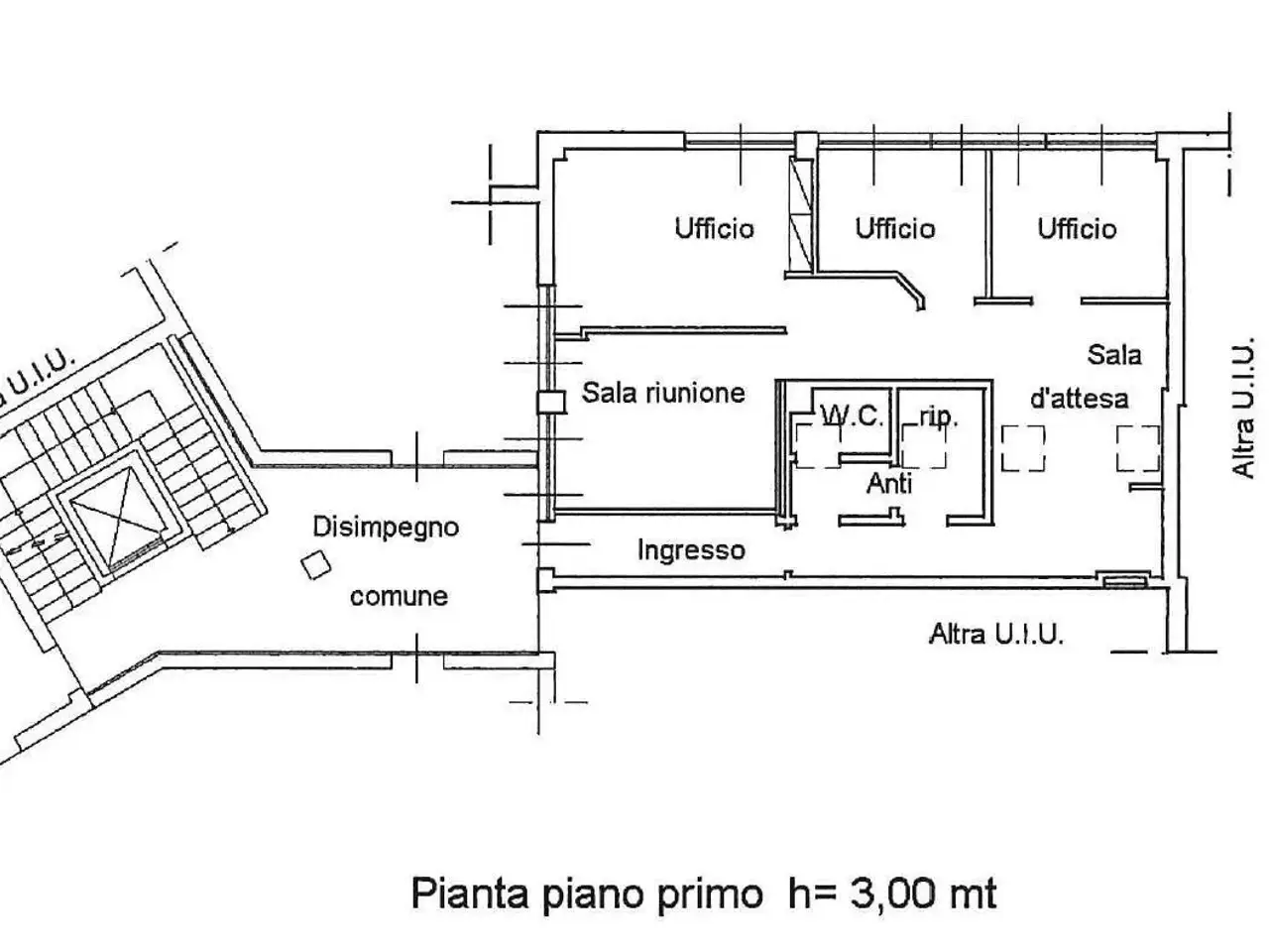 Ufficio in Via Salvatore Quasimodo 40, Castel Maggiore, {3} - Planimetria 1