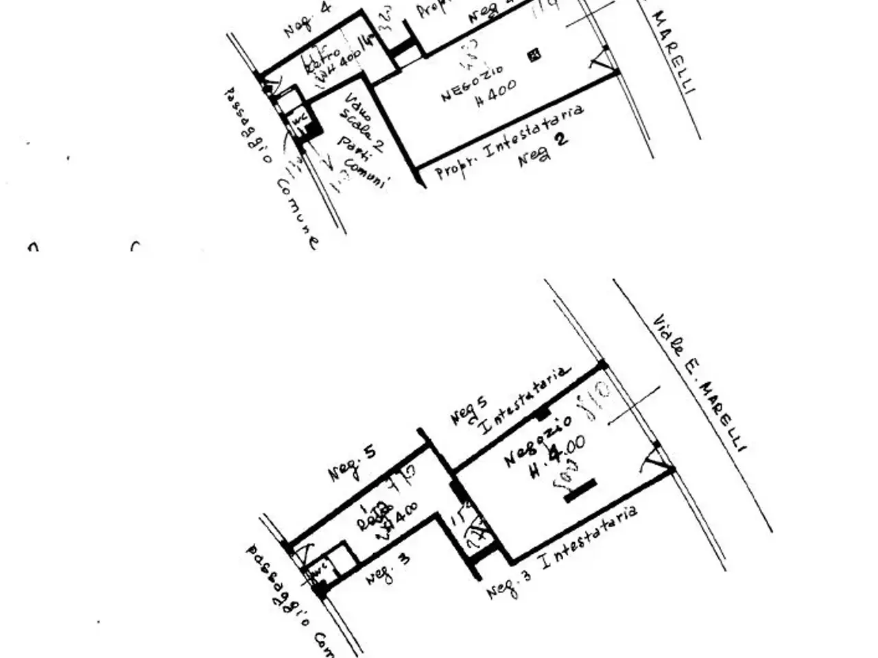Negozio in Viale Marelli 19/I, Sesto San Giovanni, {3} - Planimetria 1