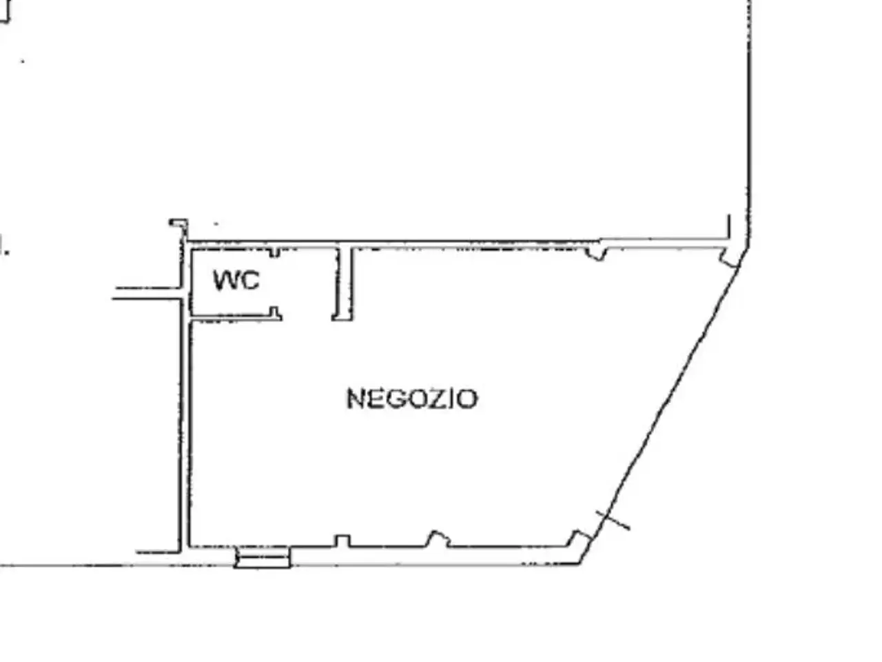 Negozio in Via Trieste 4, Ponte San Nicolo', {3} - Planimetria 1