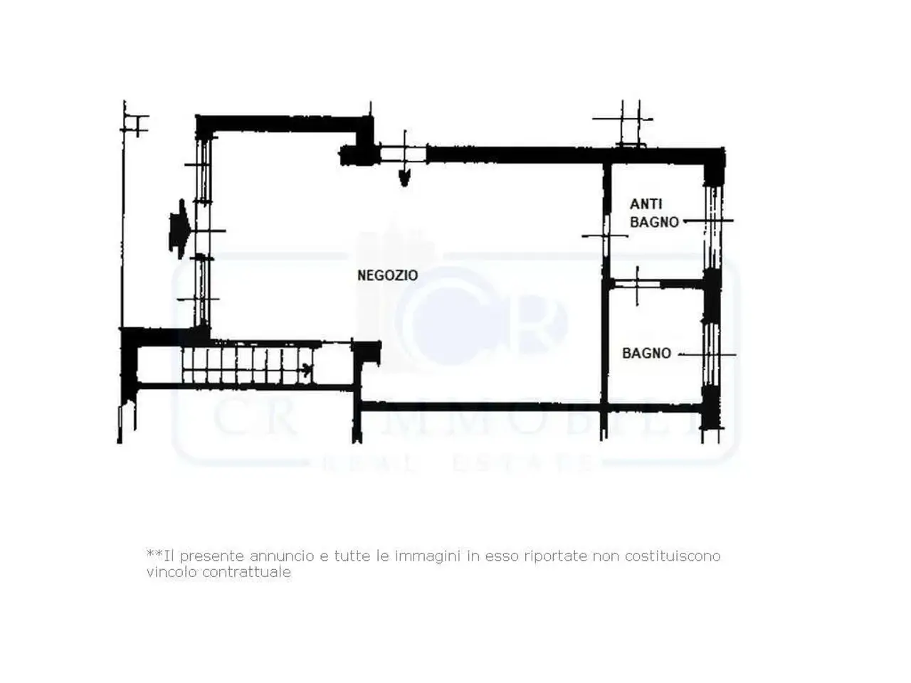 Negozio in Via Repubblica 67, Bollate, {3} - Planimetria 1