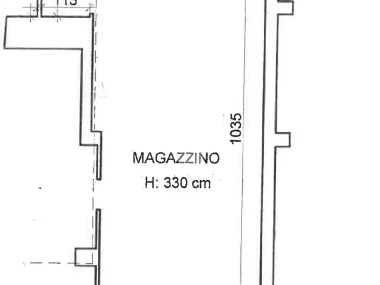 Magazzino in Via Privata Cotella, Recco, {3} - Planimetria 1