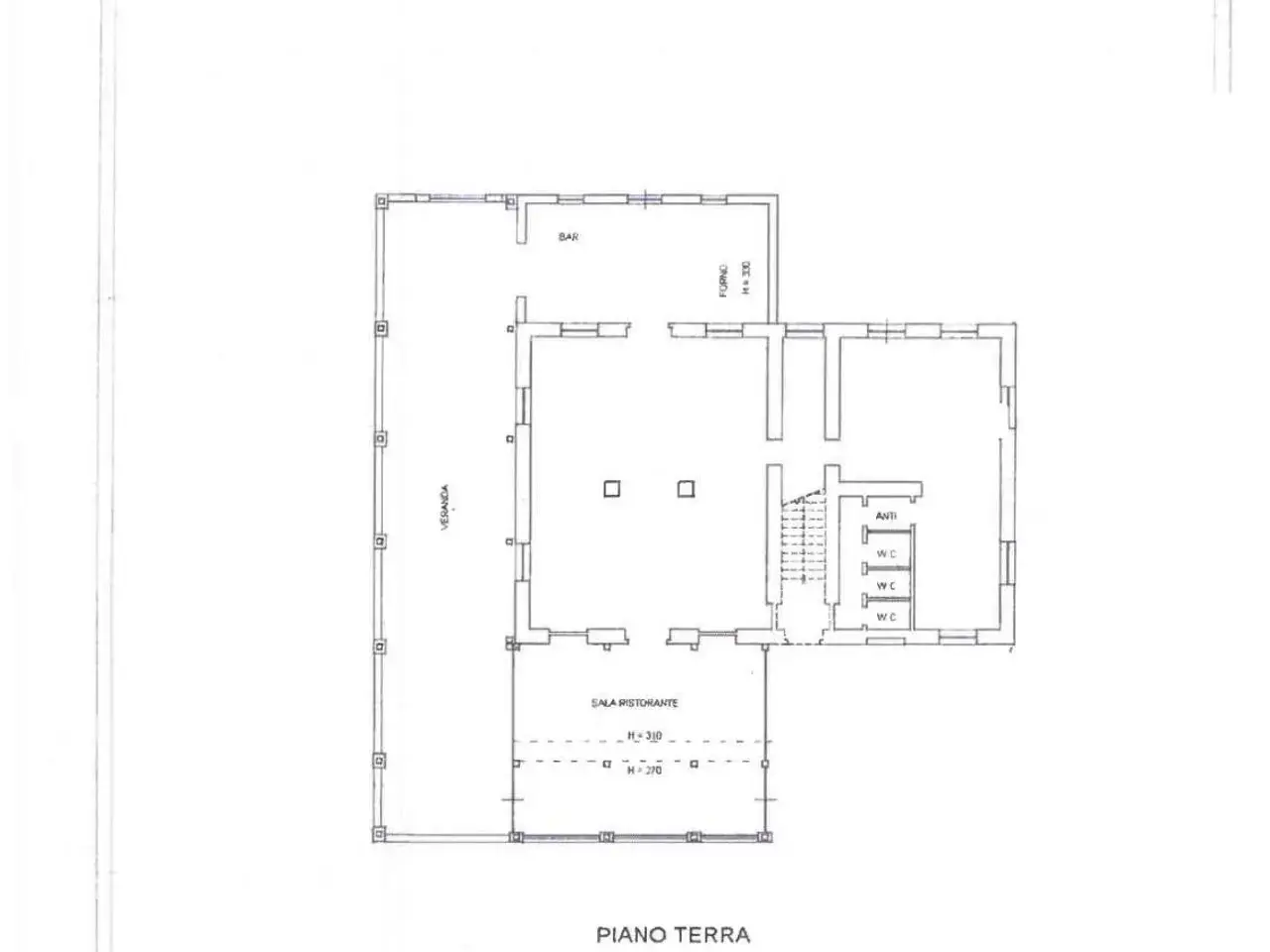 Negozio in Frazione San Gregorio  36, Assisi, {3} - Planimetria 1