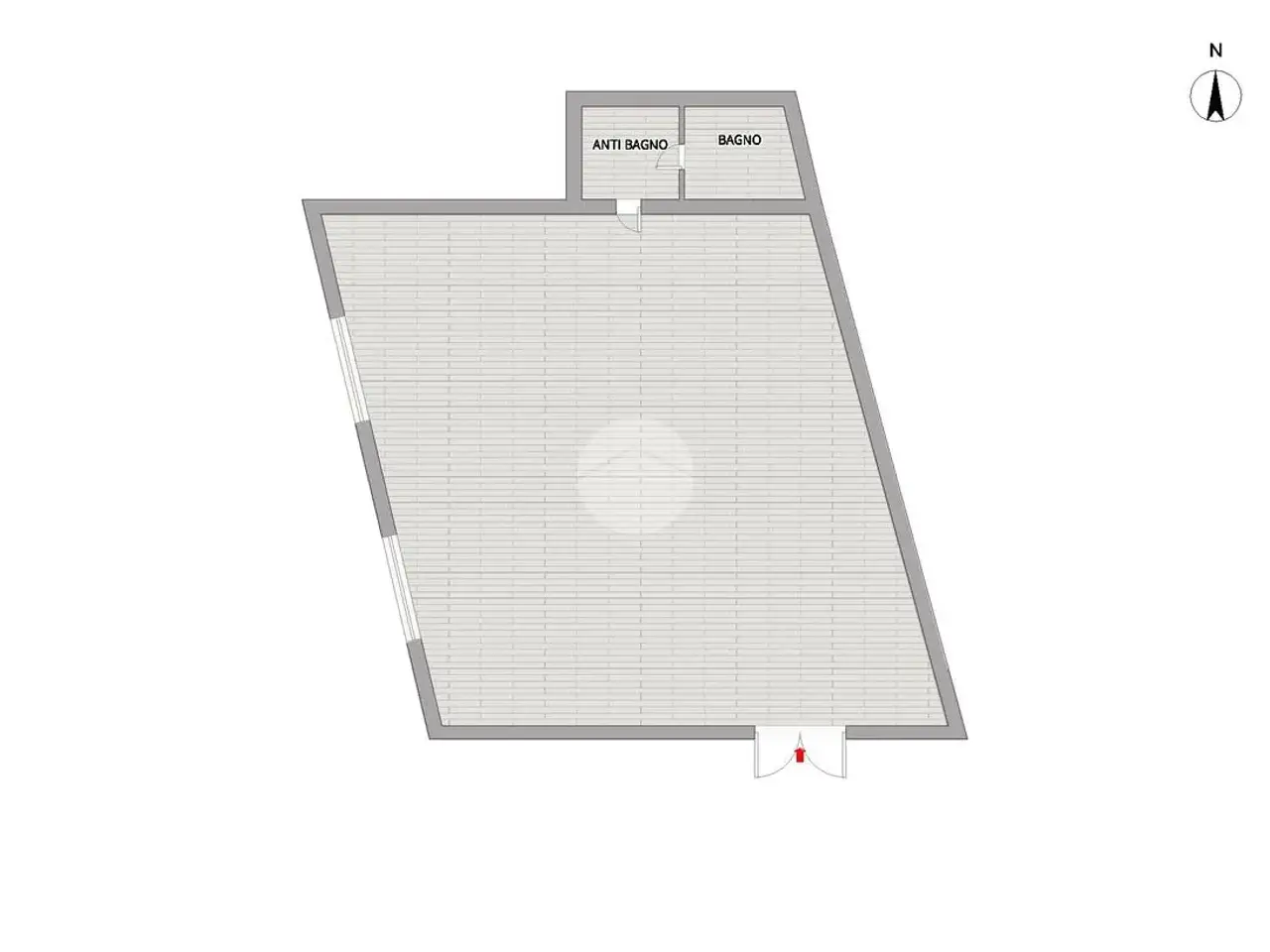 Negozio in Via della Libertà, Porto Mantovano, {3} - Planimetria 1