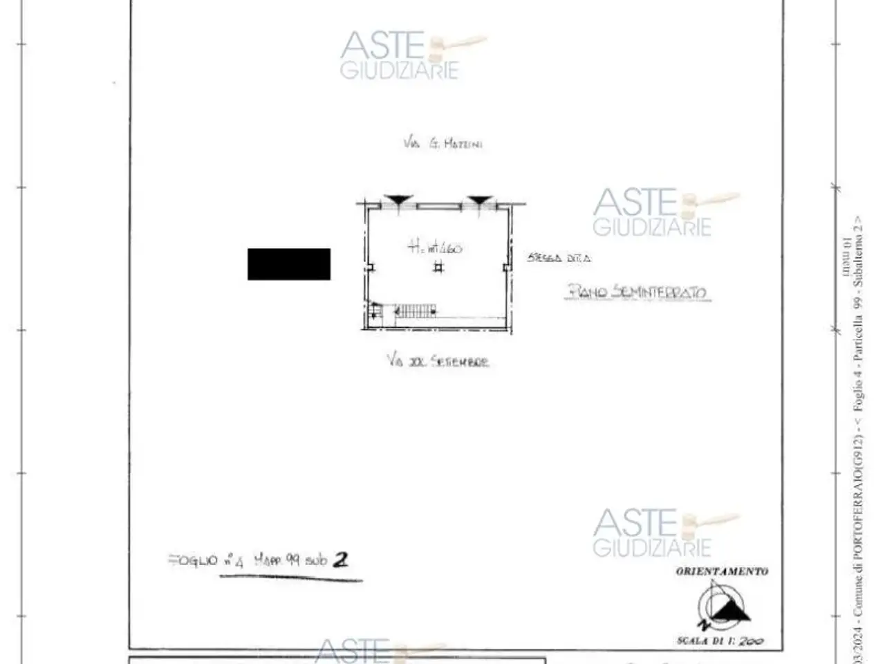 Magazzino in Via Giuseppe Mazzini, 5 57037 Portoferraio LI, Italia 5, Portoferraio, {3} - Planimetria 1