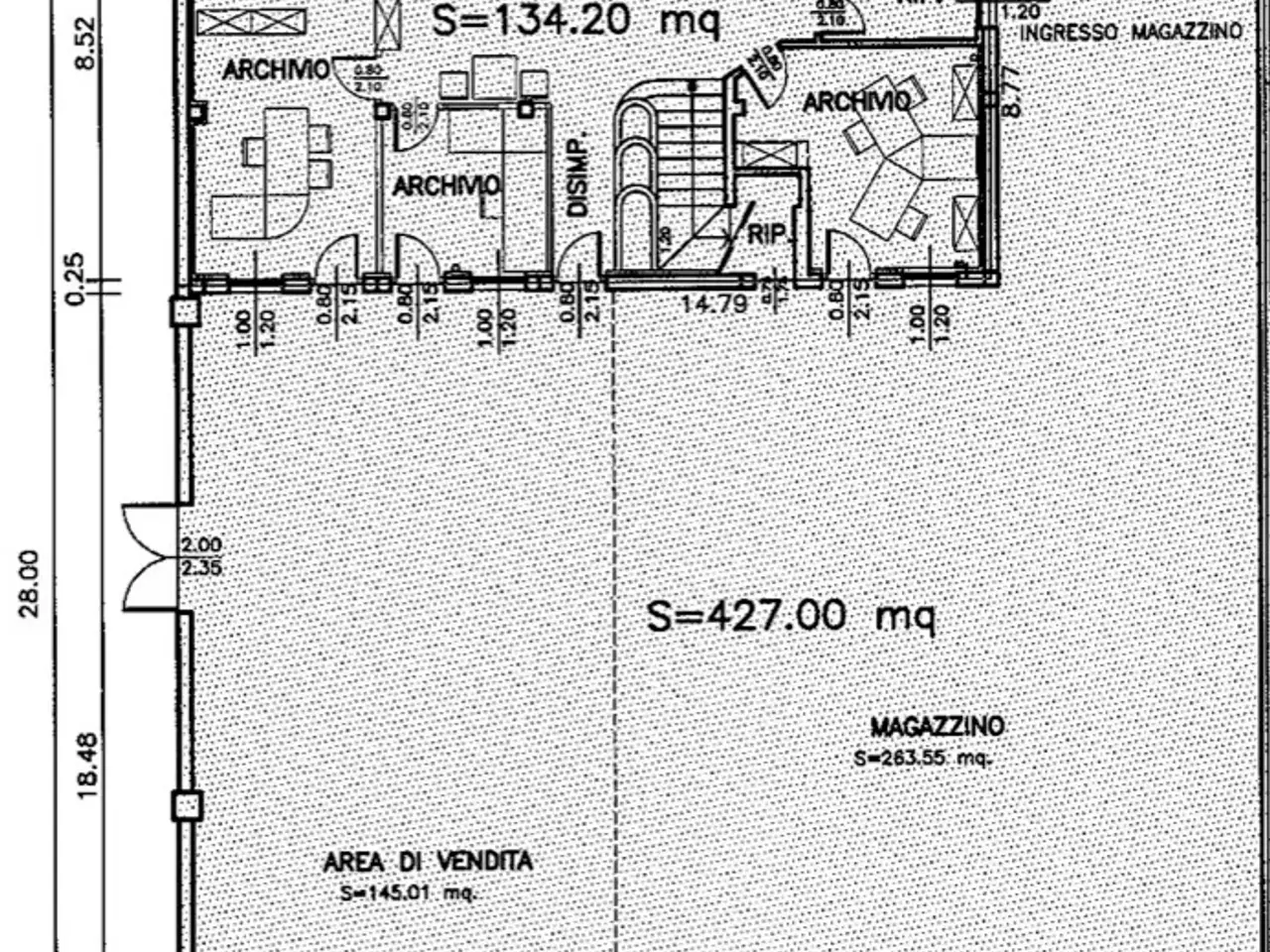 Capannone in Via Amazon, Fiume Veneto, {3} - Planimetria 1