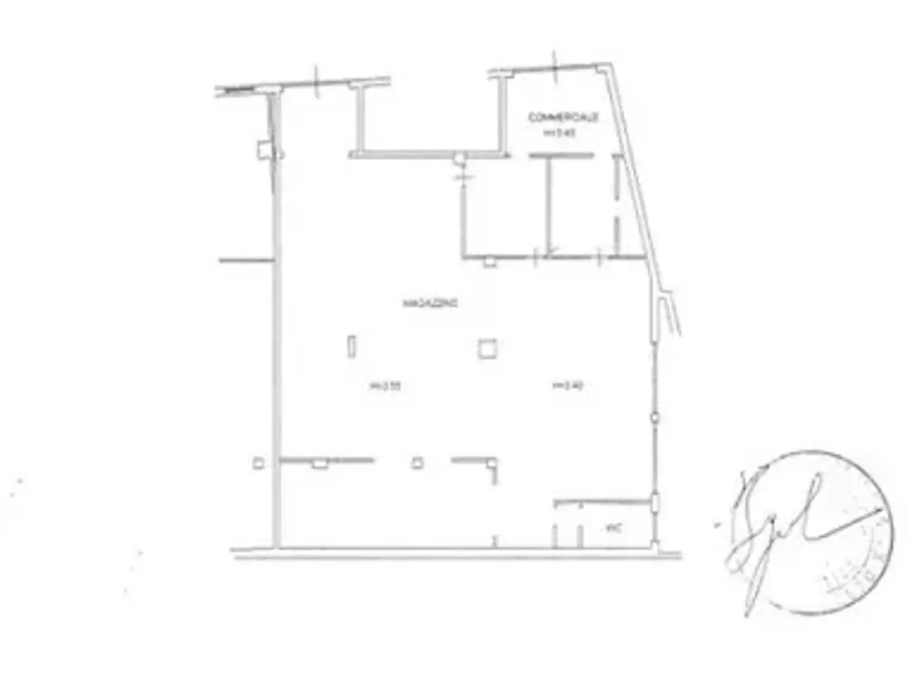 Negozio in Via Monte Nevoso, Viterbo, {3} - Planimetria 1