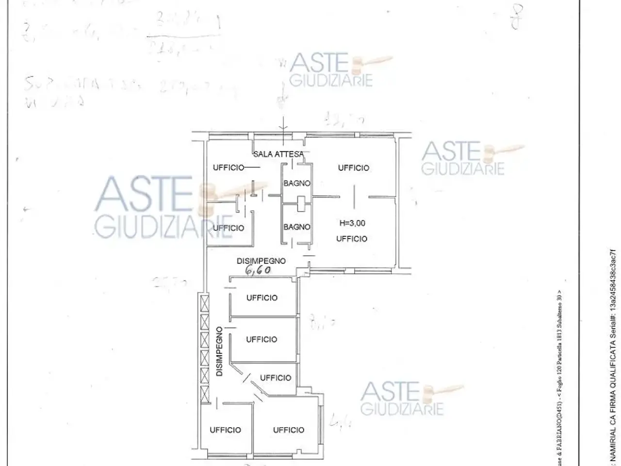 Ufficio in Via Giacomo Brodolini, 26, 60044 Fabriano An, Italia 26, Fabriano, {3} - Planimetria 1