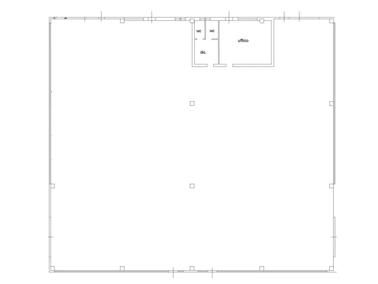 Capannone in Via Larga 33, Prevalle, {3} - Planimetria 1