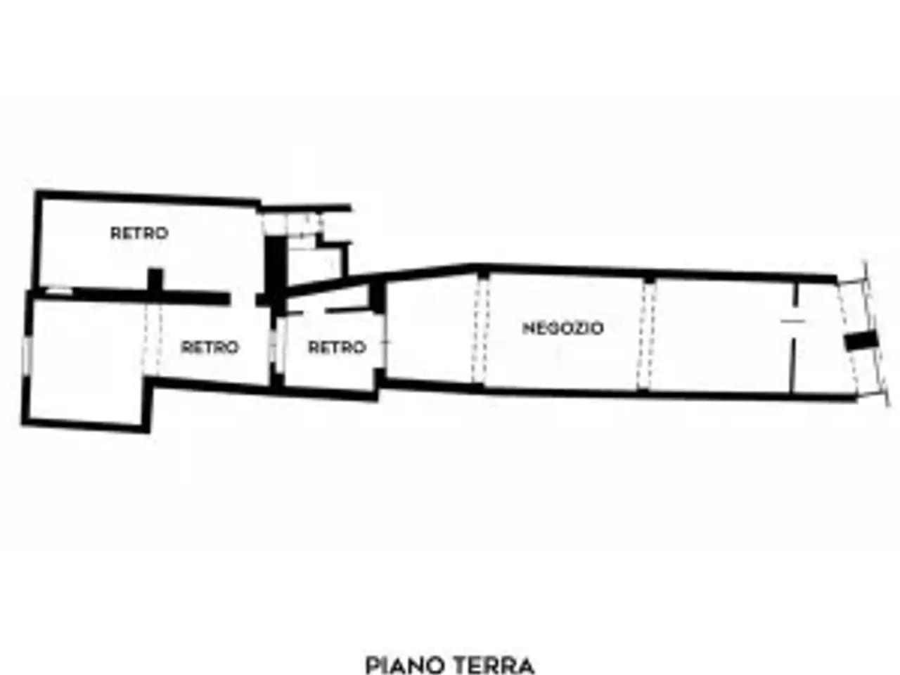 Negozio in Piazza dei Pitti, Firenze, {3} - Planimetria 1