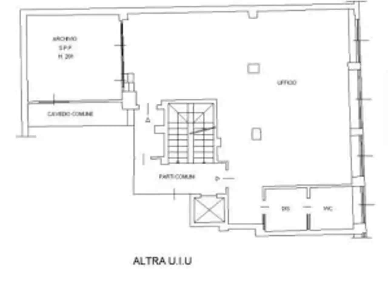 Ufficio in Via Cardinale Ascanio Sforza 3, Milano, {3} - Planimetria 1