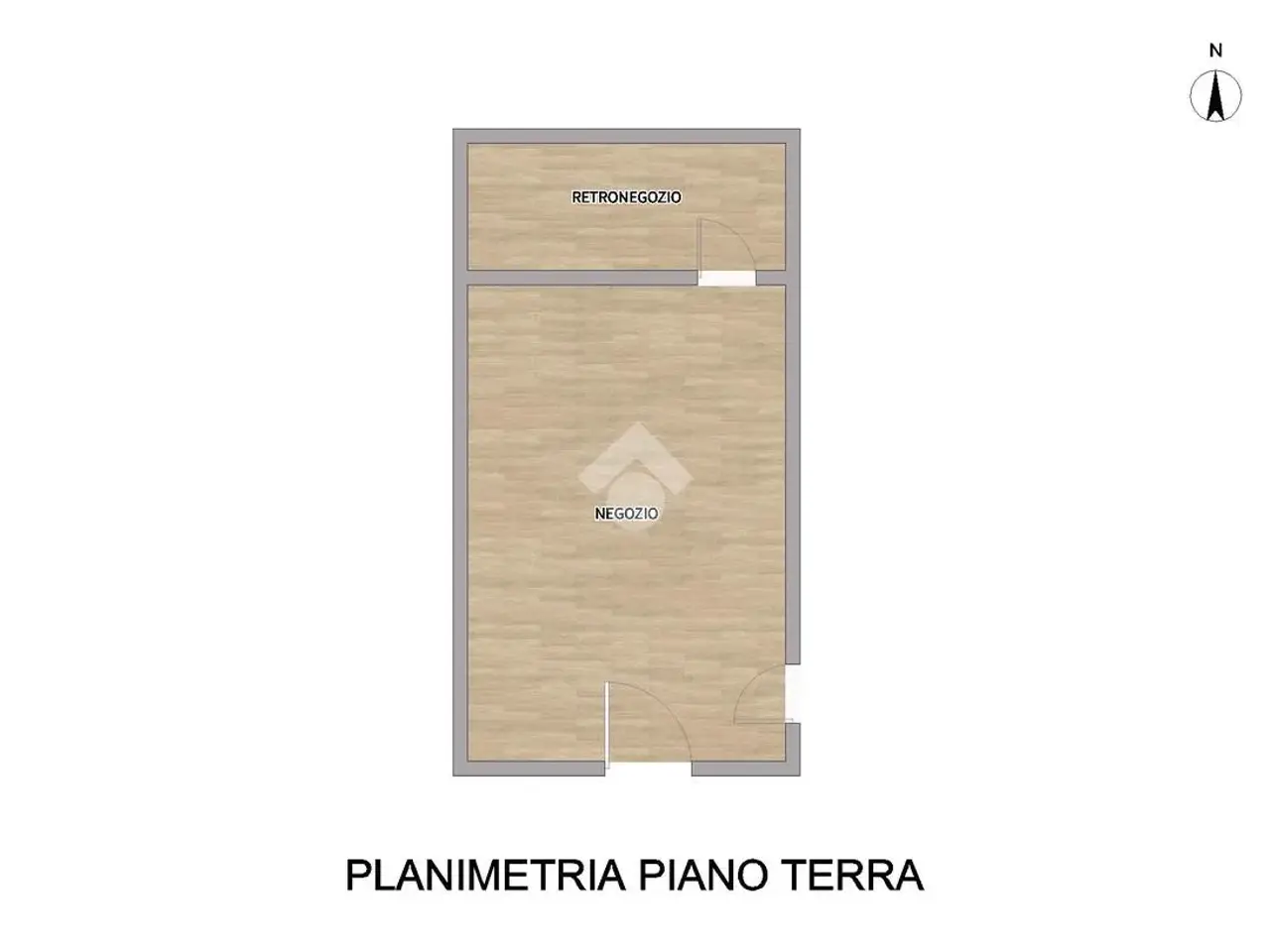 Negozio in Via Nino Bixio 8, Monticelli D'Ongina, {3} - Planimetria 1