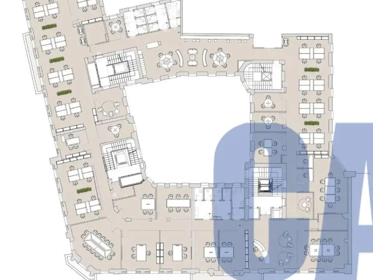 Ufficio in Piazza Cordusio, Milano, {3} - Planimetria 1