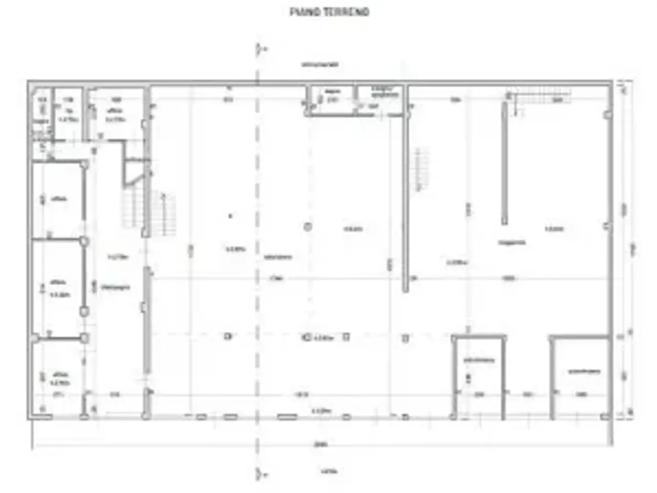 Magazzino in Via Massimo d'Azeglio 7, Cuneo, {3} - Planimetria 1