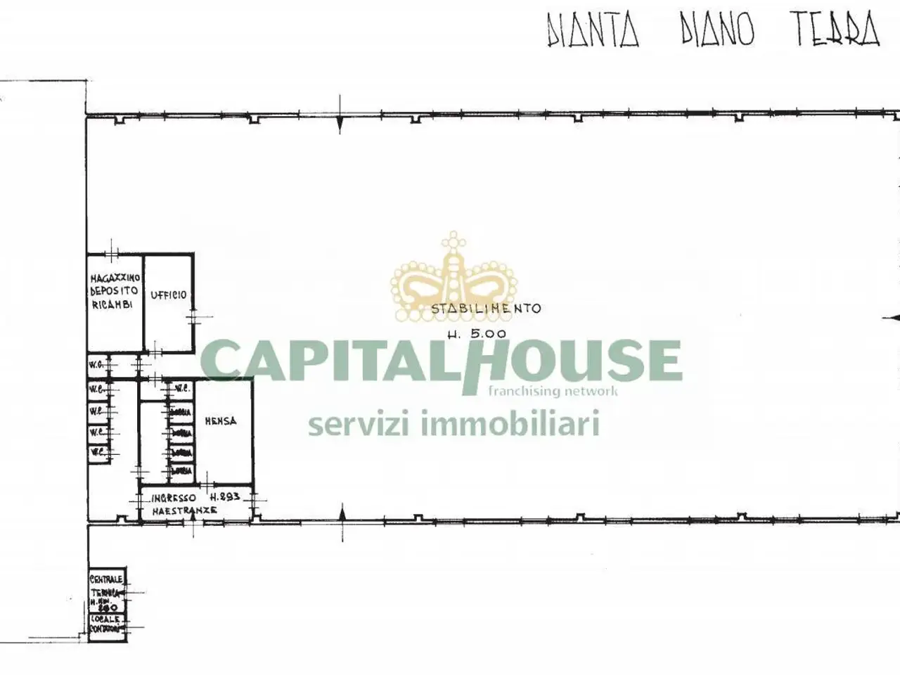 Capannone in Via Sant'Alberto 1852, San Pietro In Casale, {3} - Planimetria 1
