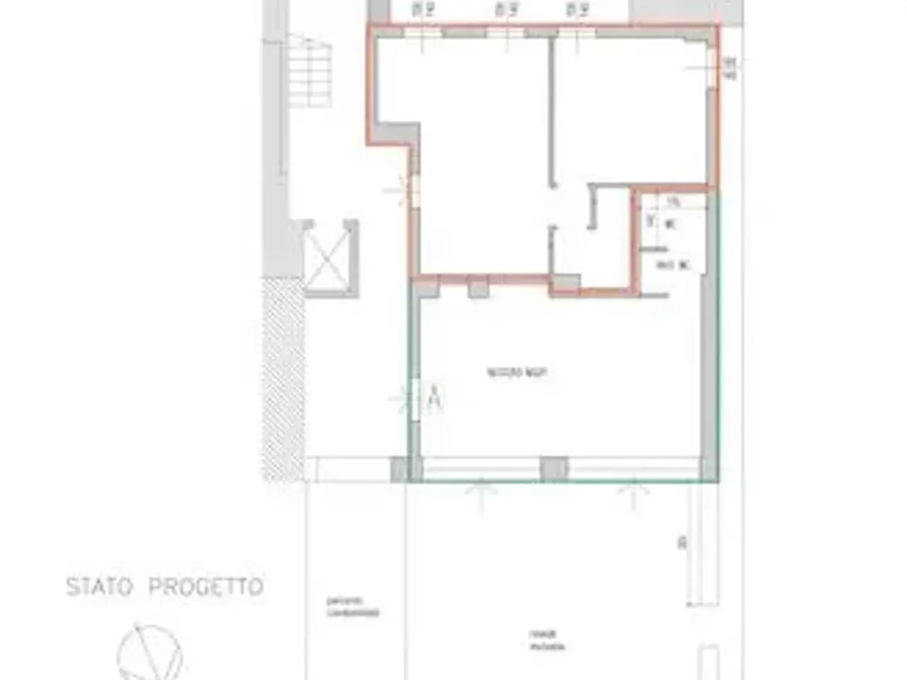 Negozio in Via Maragliano, Firenze, {3} - Planimetria 1