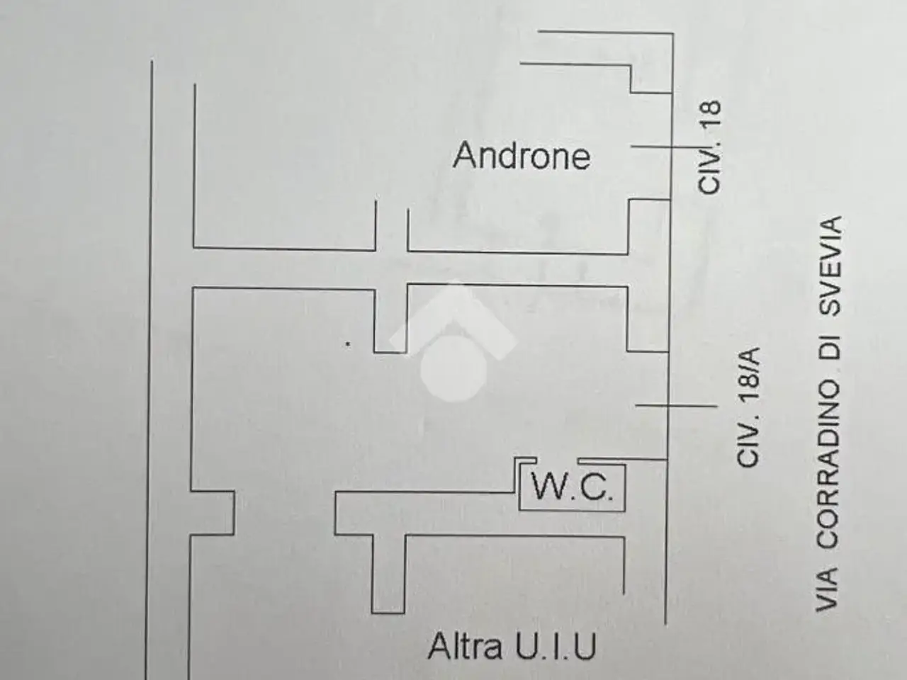 Negozio in Via Piazza Larga al Mercato 29, Napoli, {3} - Planimetria 1