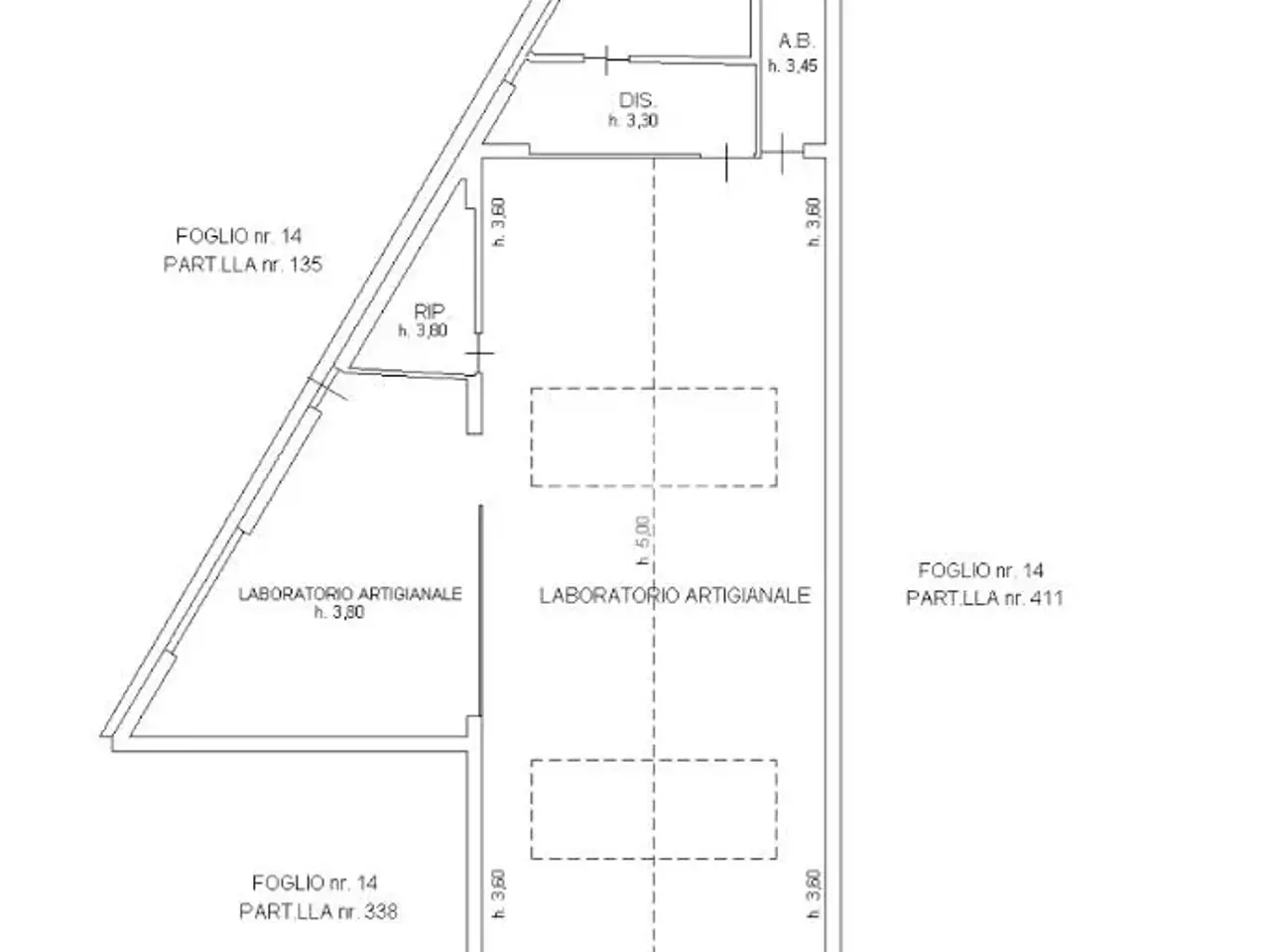 Laboratorio in Via Giuseppe di Vittorio 1, Vaiano, {3} - Planimetria 1
