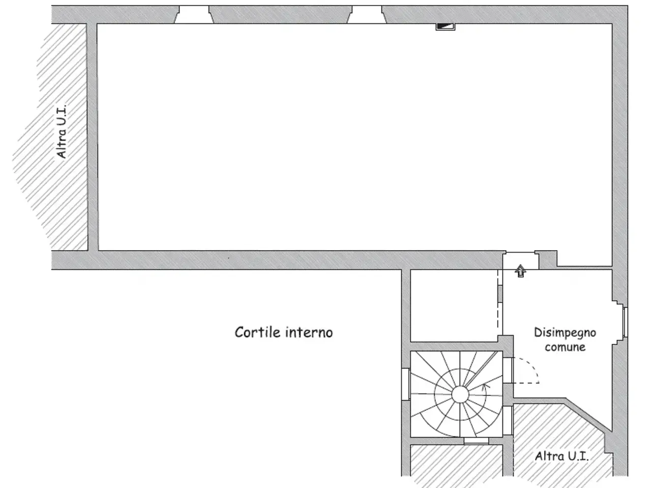 Magazzino in Via Nosadella 45, Bologna, {3} - Planimetria 1