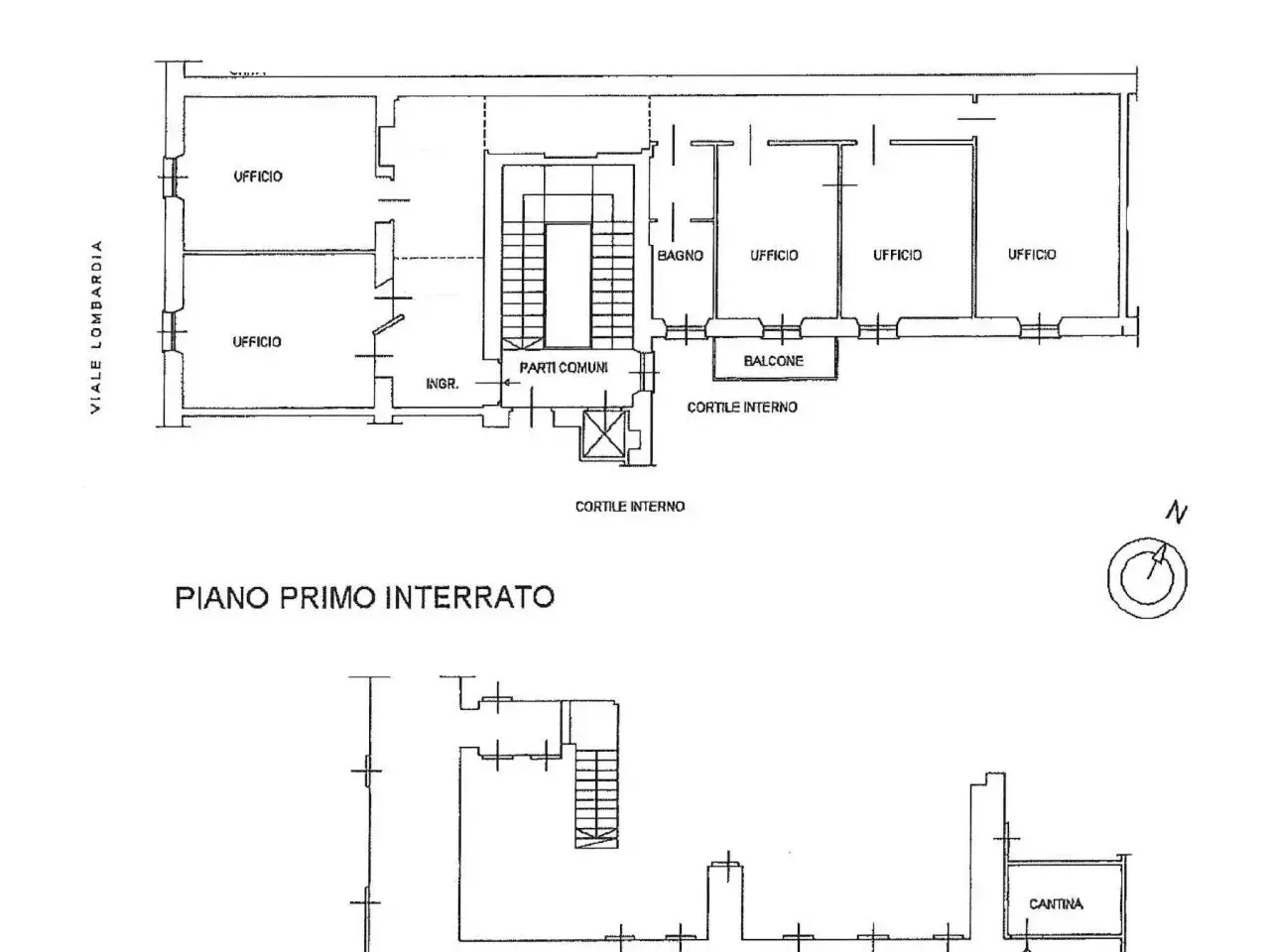Ufficio in Viale Lombardia 32, Milano, {3} - Planimetria 1