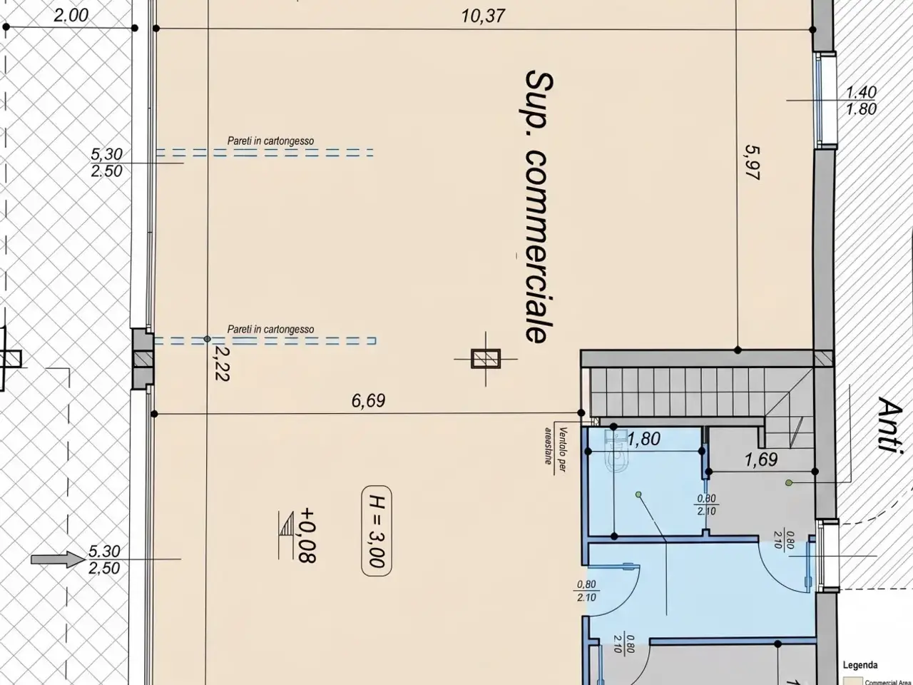 Negozio in Via Strada Nuova, Negrar, {3} - Planimetria 1