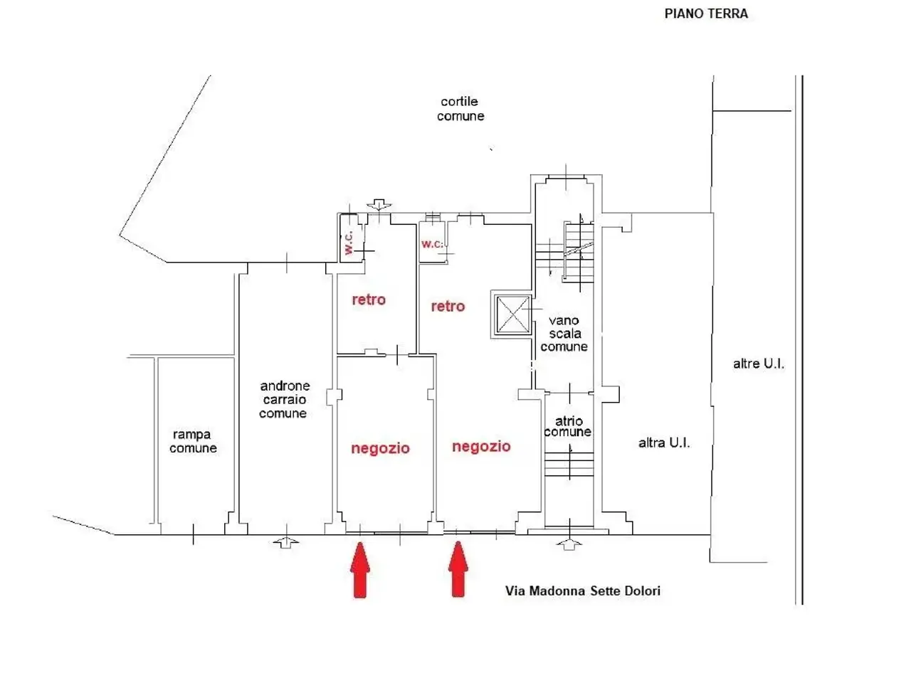 Negozio in , Vigevano, {3} - Planimetria 1