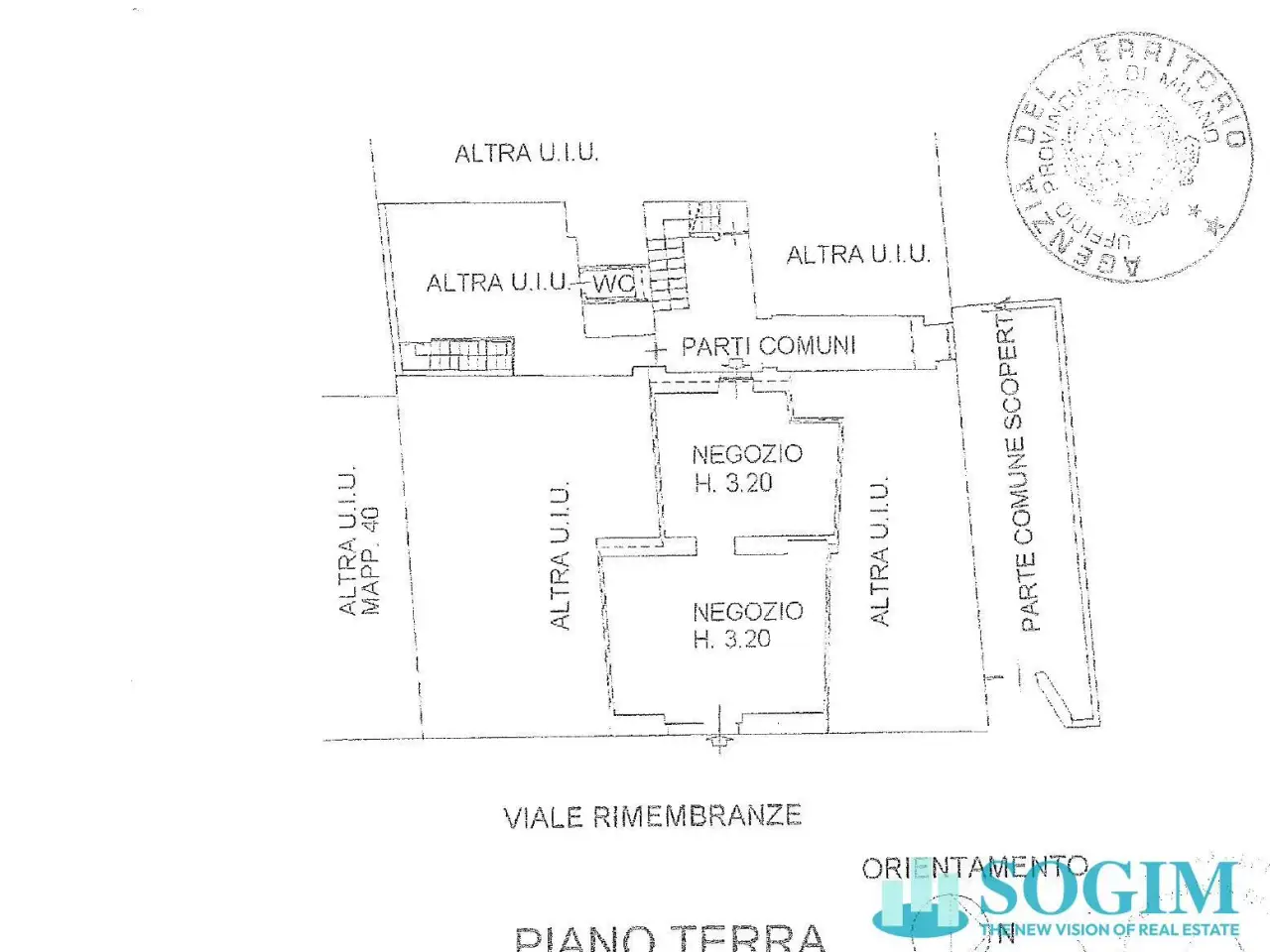 Negozio in Viale  Rimembranze 94, Sesto San Giovanni, {3} - Planimetria 1