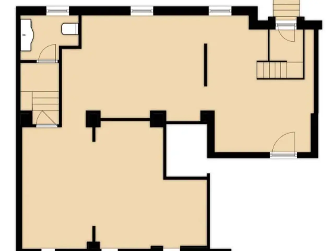 Negozio in Via Fratelli Bronzetti 27, Milano, {3} - Planimetria 1