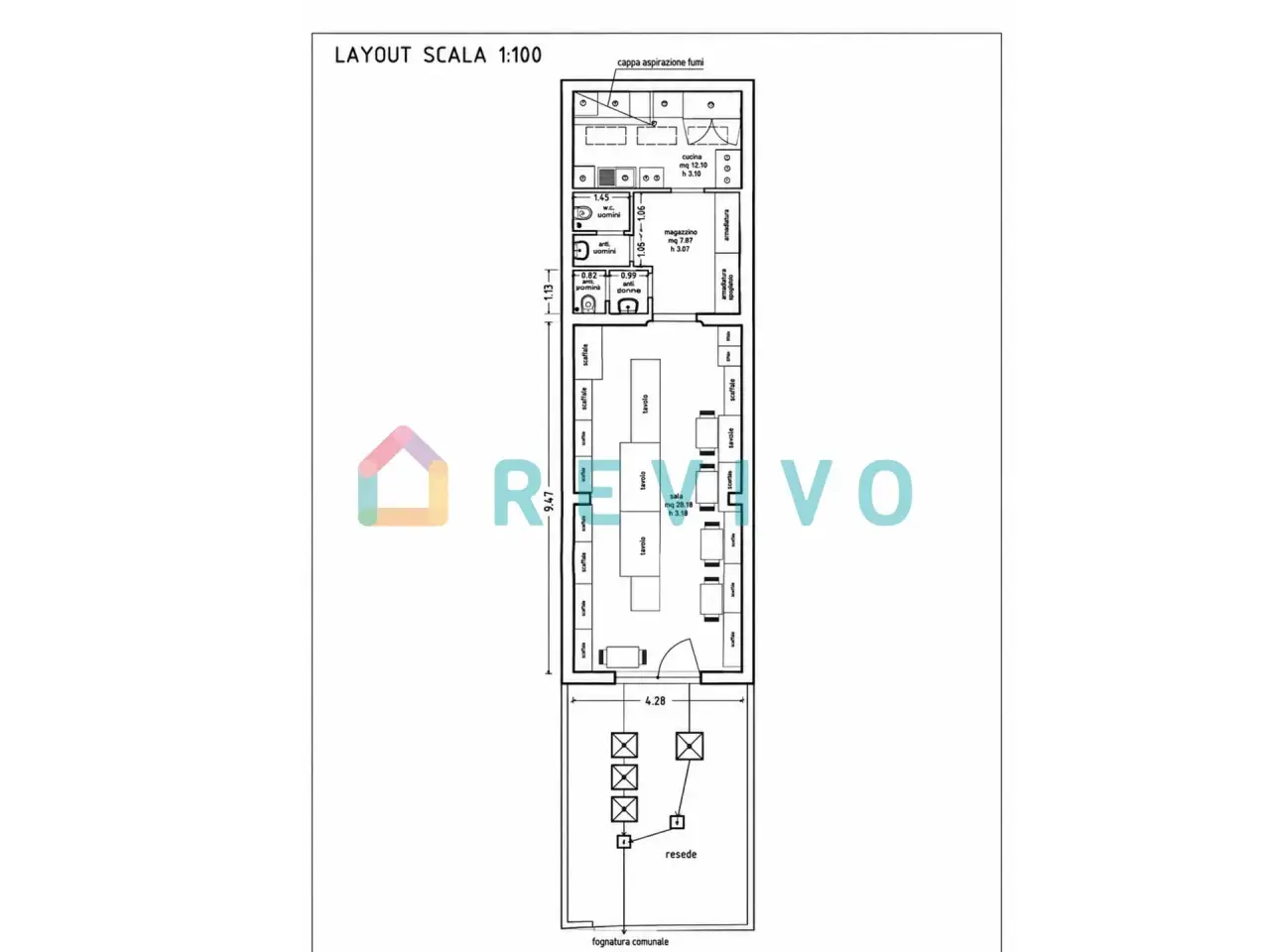 Negozio in , Prato, {3} - Planimetria 1