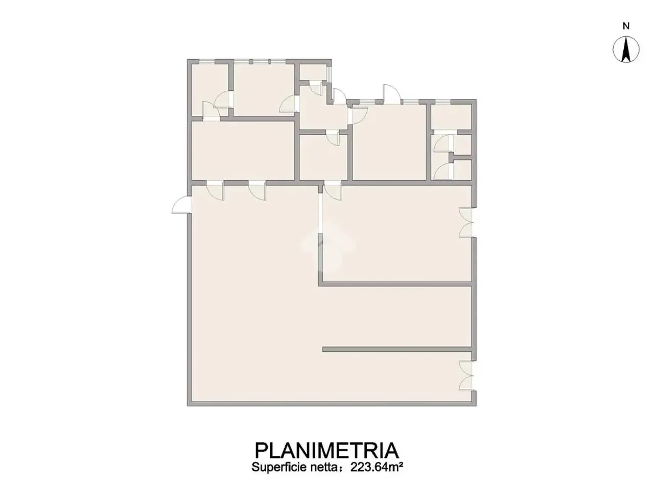Capannone in Via Bosco 1, Morgano, {3} - Planimetria 1