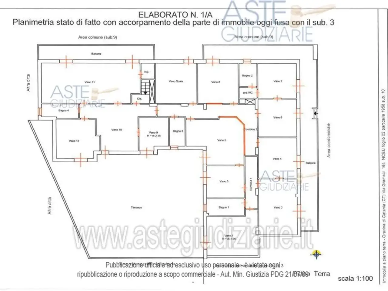 Deposito in Via Antonio Gramsci, 164, 95030 Gravina di Catania Ct, Italia 164, Gravina Di Catania, {3} - Planimetria 1