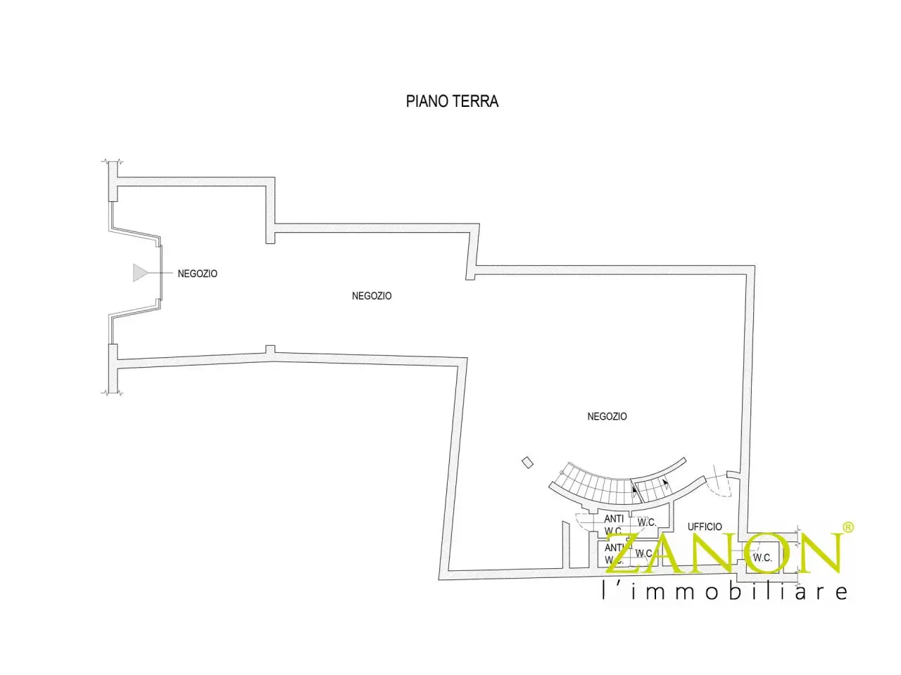 Negozio in Via Oberdan 9, Gorizia, {3} - Planimetria 1