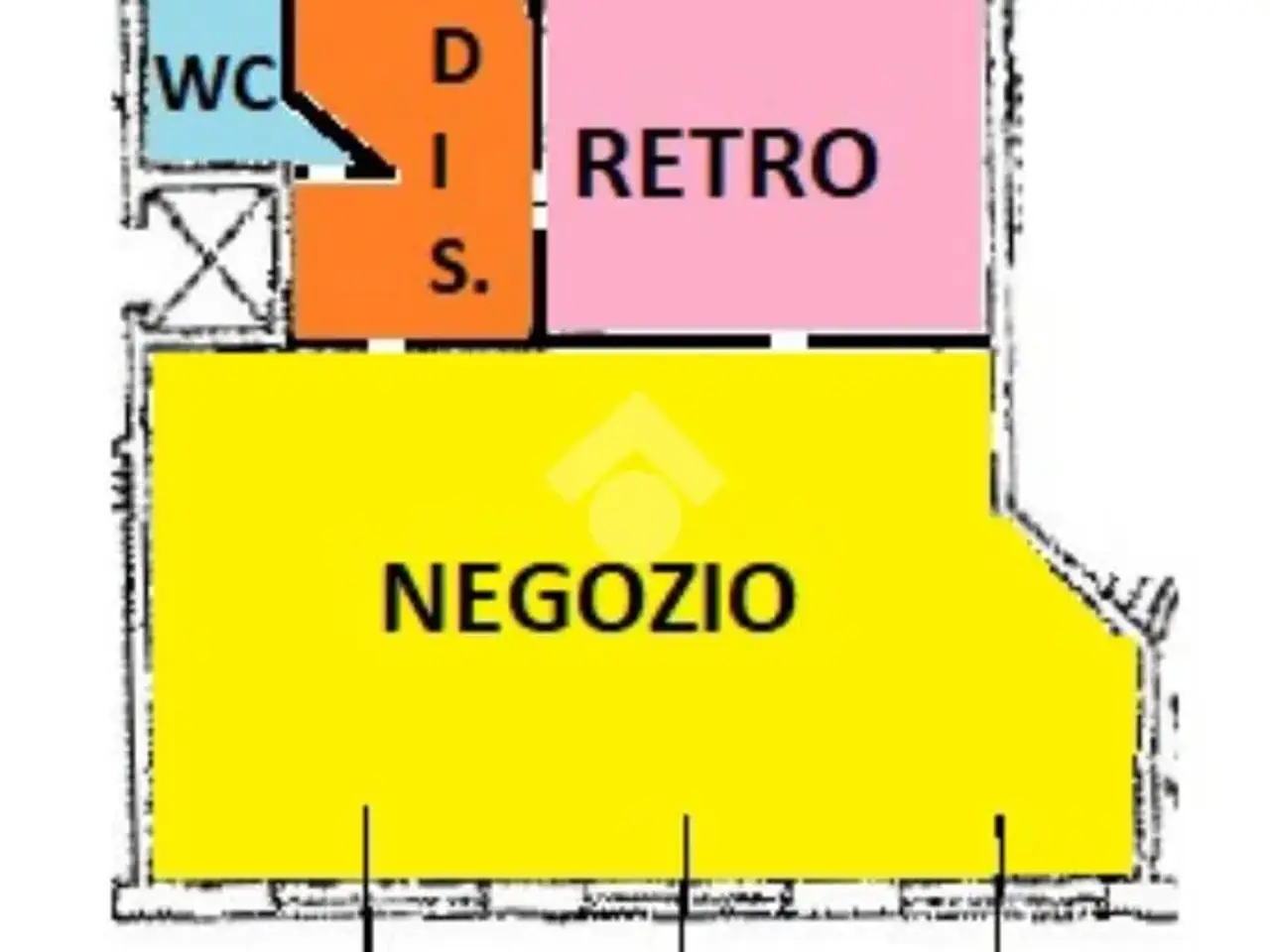 Negozio in Corso Monferrato 125, Alessandria, {3} - Planimetria 1