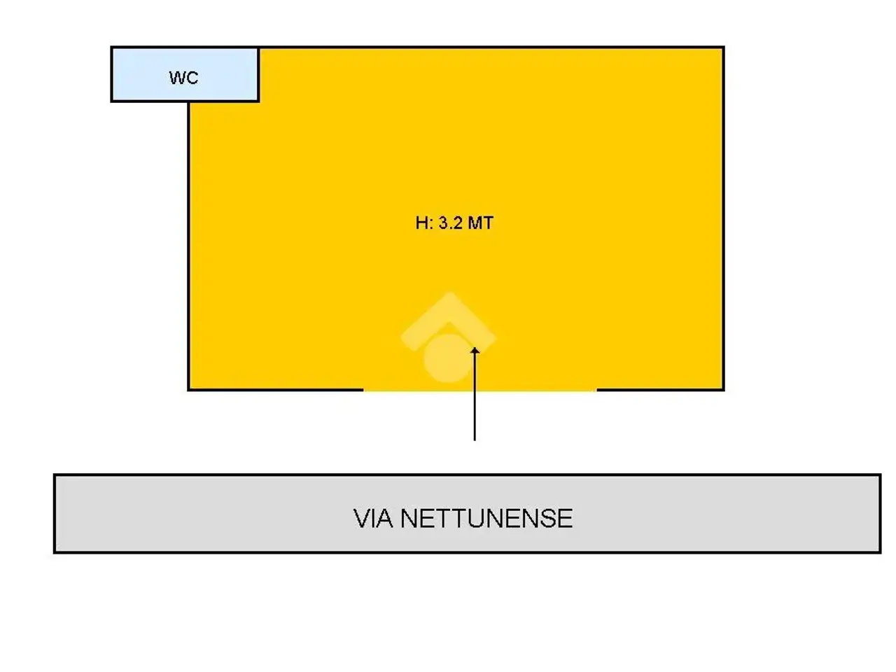 Negozio in Via Nettunense Km 7100 1, Ariccia, {3} - Planimetria 1