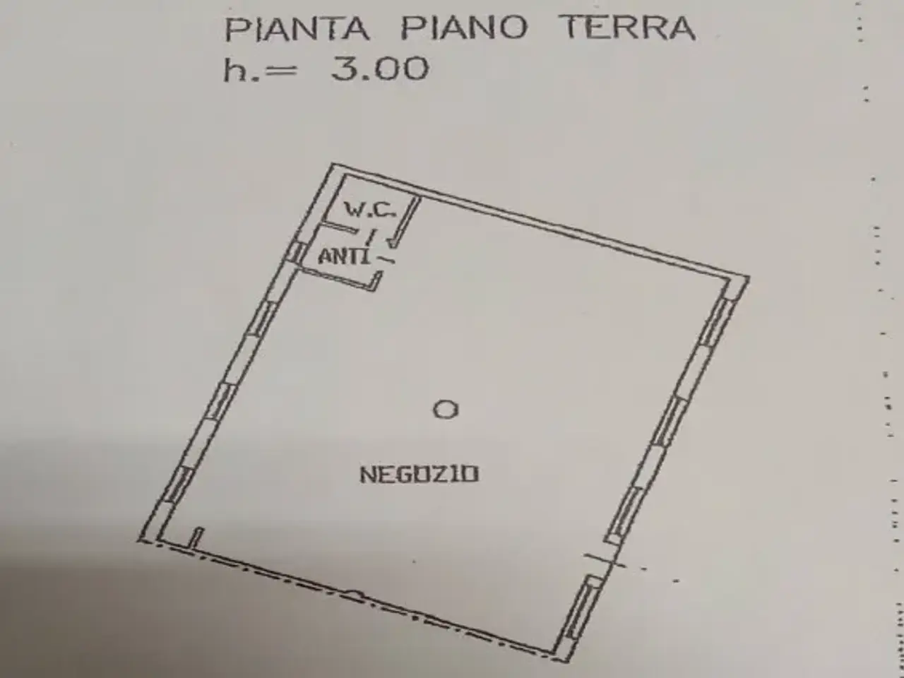 Negozio in Via Guglielmo Marconi, Porcia, {3} - Planimetria 1