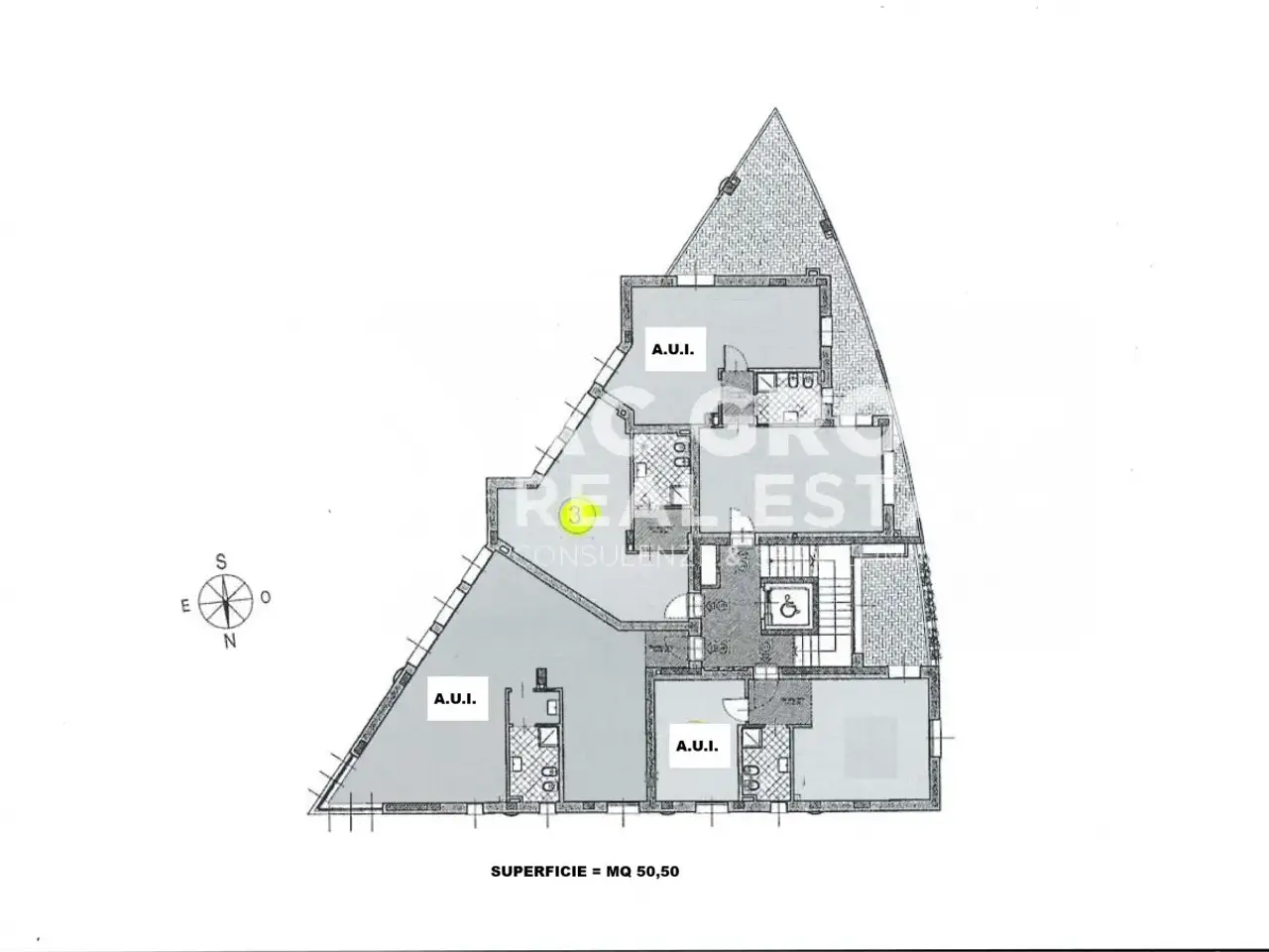 Ufficio in Via E. De Balaguer, Saronno, {3} - Planimetria 1