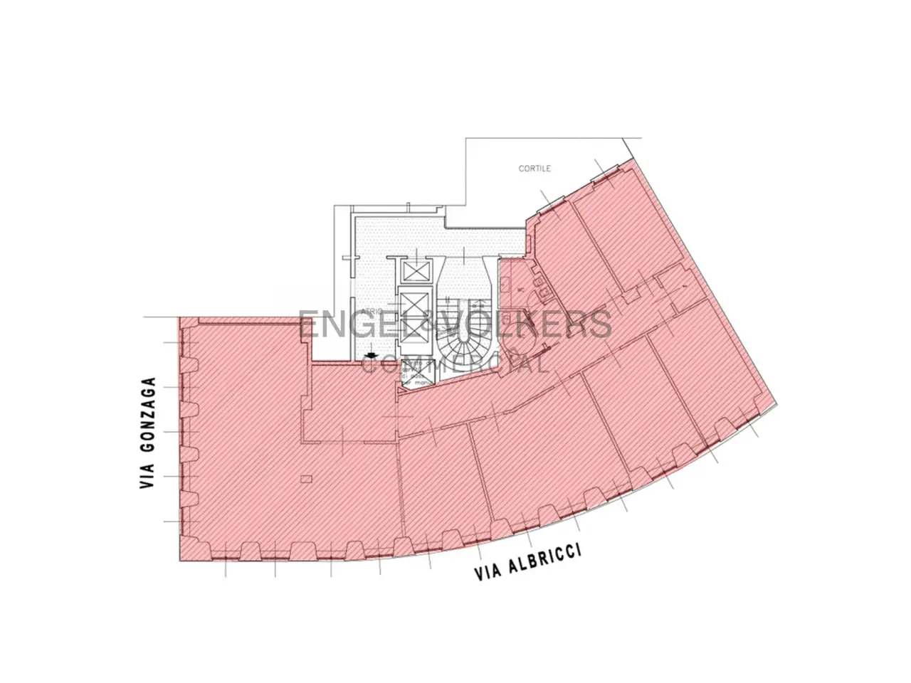 Ufficio in Via Gonzaga 7, Milano, {3} - Planimetria 1