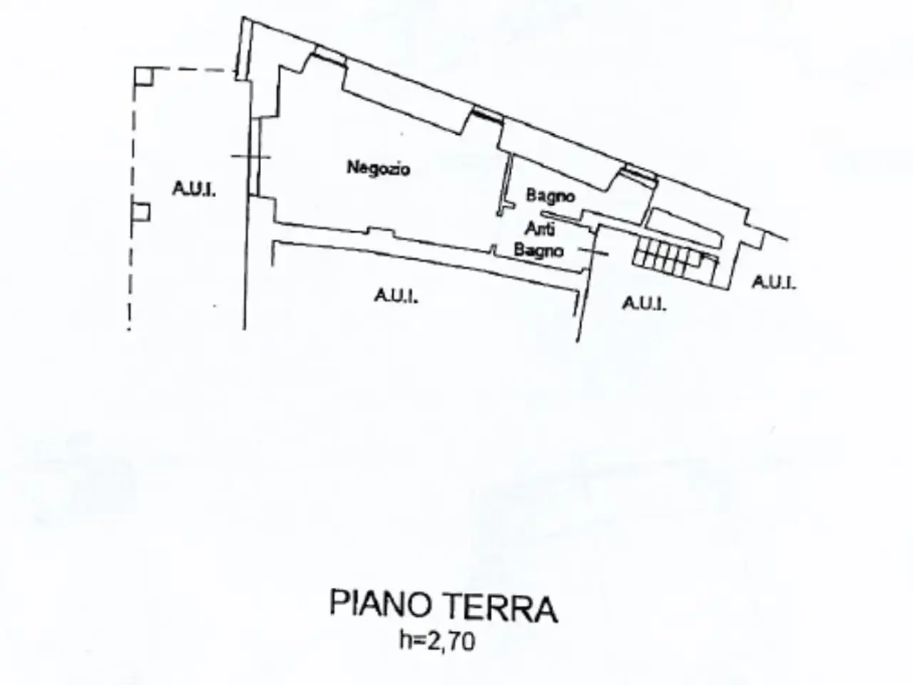 Negozio in Piazza Libertà 1, Urgnano, {3} - Planimetria 1
