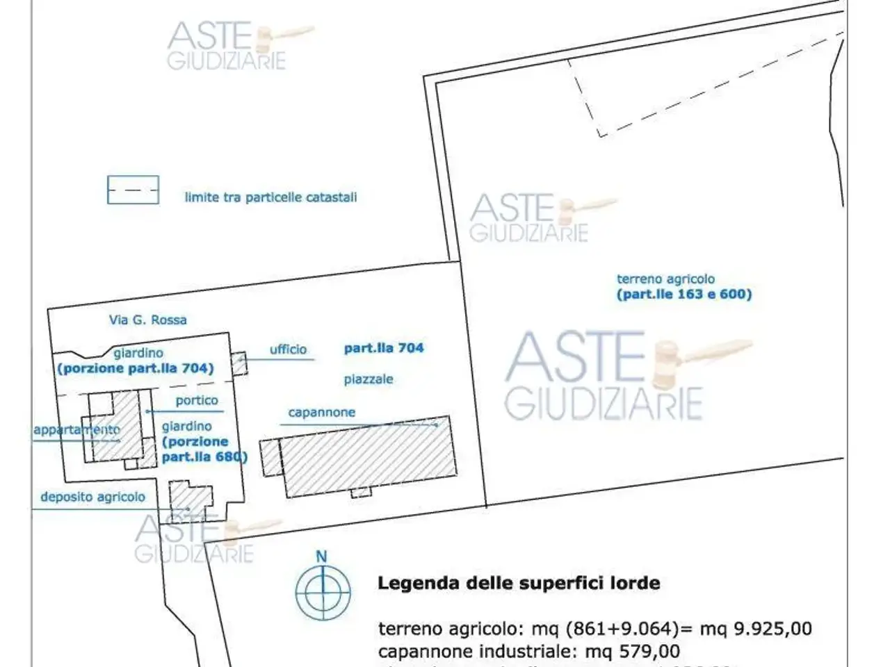 Magazzino in Via G. Rossa, Loc. Cioffi, Eboli, {3} - Planimetria 1