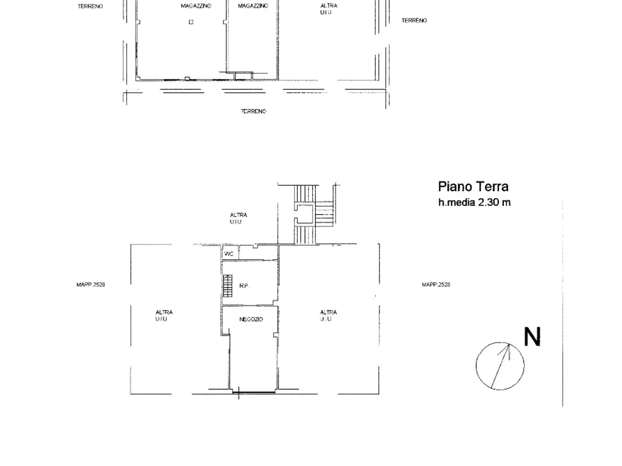 Negozio in Via Aurelia 24, San Bartolomeo Al Mare, {3} - Planimetria 1