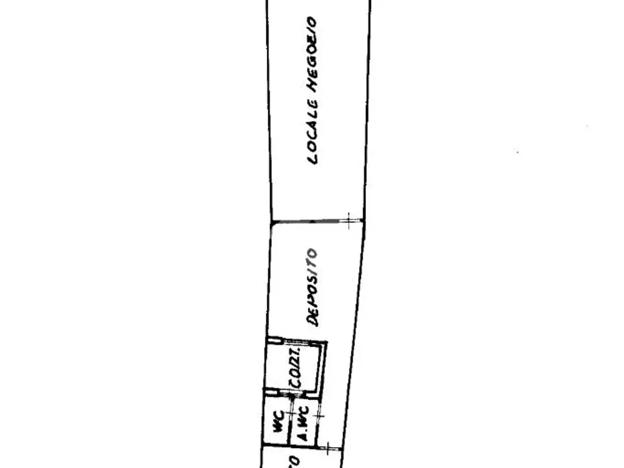 Negozio in Corso Vittorio Emanuele II 276, Cagliari, {3} - Planimetria 1
