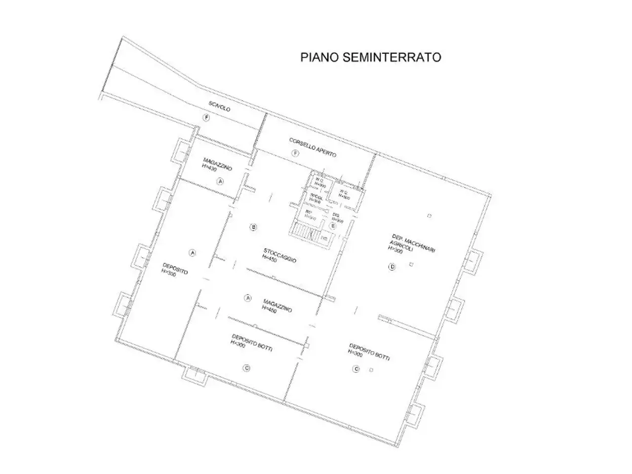 Negozio in Via Vicinale delle Coste 00, Calvagese Della Riviera, {3} - Planimetria 1