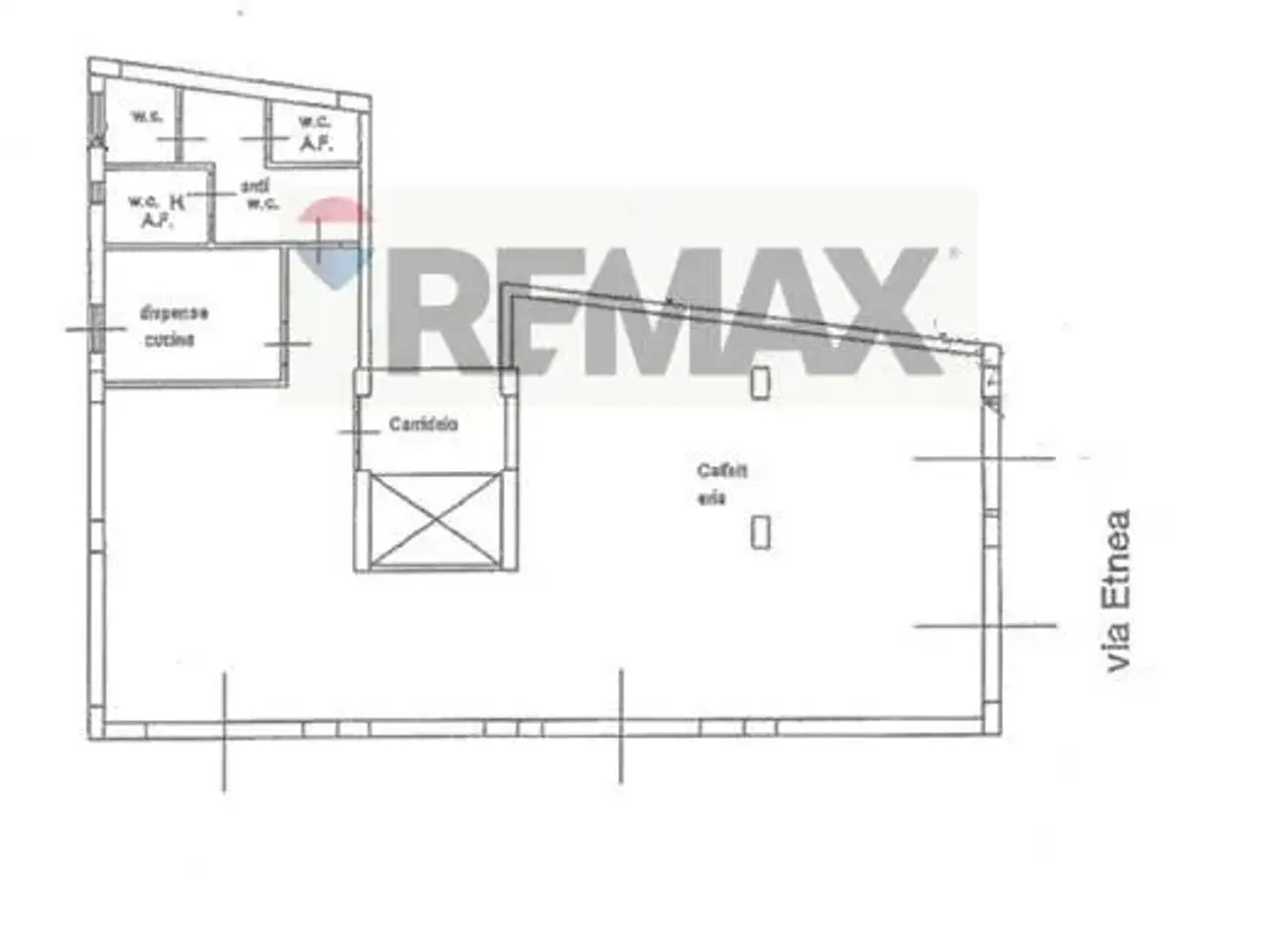 Negozio in Via Etnea 191, Lentini, {3} - Planimetria 1
