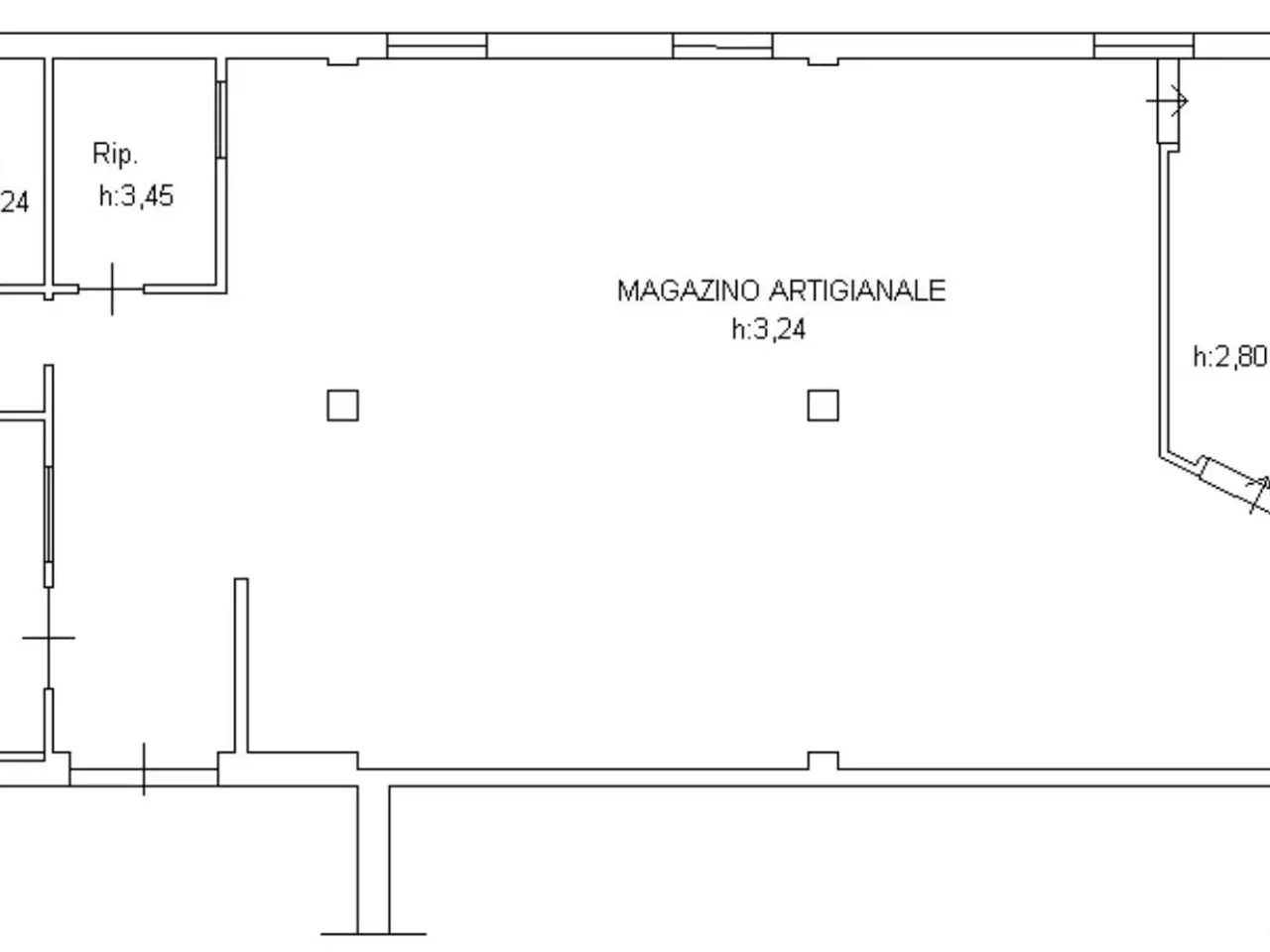 Magazzino in , Campi Bisenzio, {3} - Planimetria 1